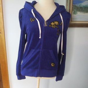 Juicy Couture Black Label  front zipper hoodie  size S